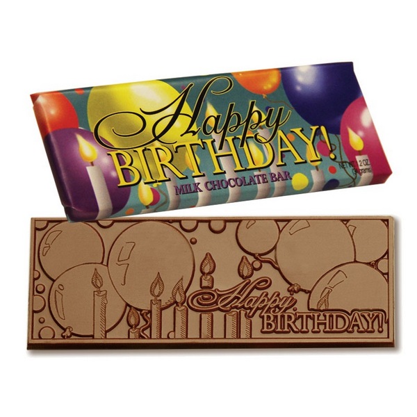 CC310016 Happy Birthday Chocolate Bar